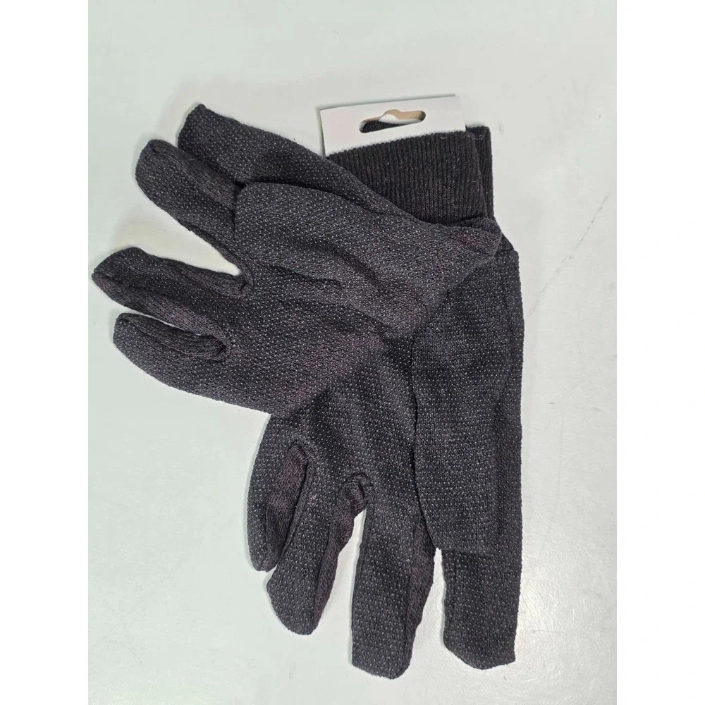 Tool Bench Hardware Jersey Gloves One Size Dotted Palms For Easy Grip Set of 5